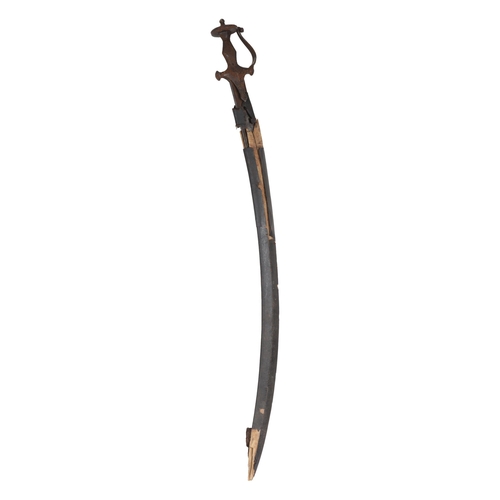 672 - 19TH-CENTURY MUGHAL TALWAR SWORD