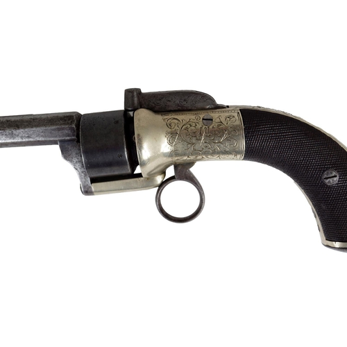 678 - 19TH-CENTURY CORK PERCUSSION PISTOL