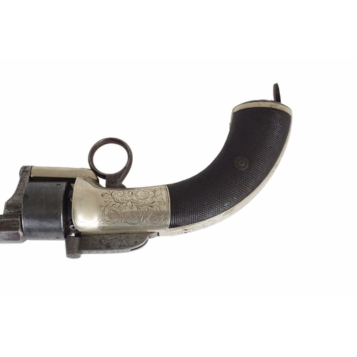 678 - 19TH-CENTURY CORK PERCUSSION PISTOL