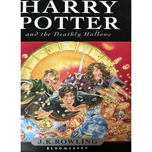 696 - BOOKS: 8 FIRST EDITION HARRY POTTER BOOKS