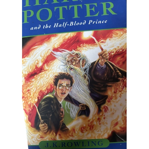 696 - BOOKS: 8 FIRST EDITION HARRY POTTER BOOKS