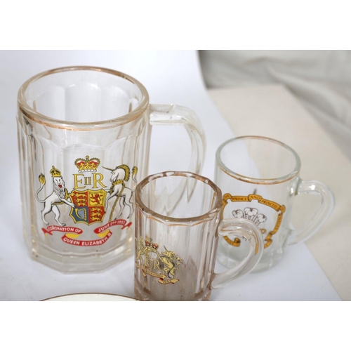 735 - 11 ITEMS BRITISH ROYAL COMMEMORATIVE MEMORABILIA