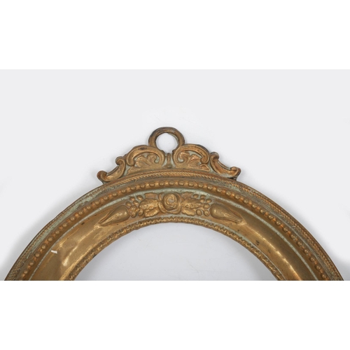 739 - PAIR 19TH-CENTURY FRENCH BRASS FRAMES