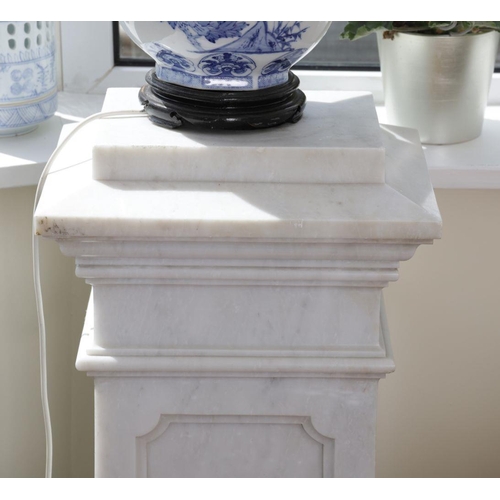 758 - MARBLE PLINTH