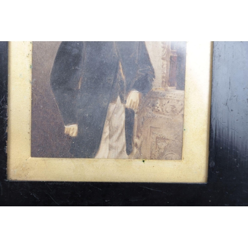 769 - EDWARDIAN EBONISED PHOTO FRAME