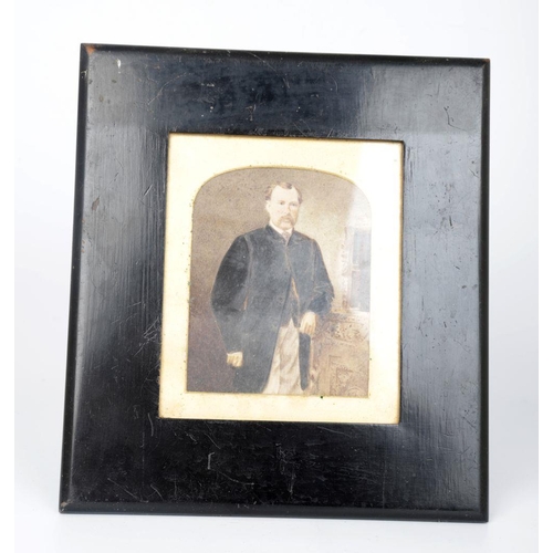 769 - EDWARDIAN EBONISED PHOTO FRAME