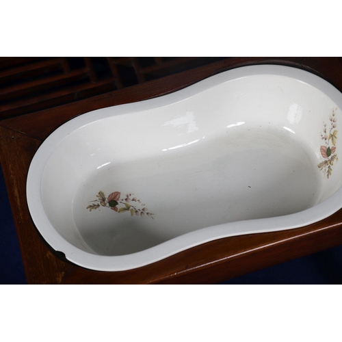 838 - 19TH-CENTURY MAHOGANY BIDET