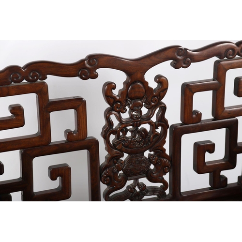 866 - 19TH-CENTURY CHINESE HARDWOOD HALL SEAT