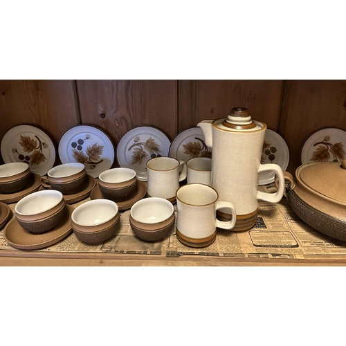 894 - 44 PIECE DENBY POTTERY DINNER SERVICE