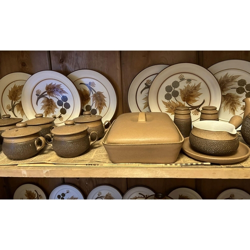 894 - 44 PIECE DENBY POTTERY DINNER SERVICE