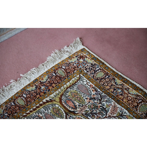 993 - PERSIAN SILK AND WOOL RUG