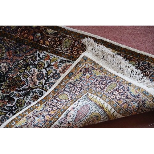 993 - PERSIAN SILK AND WOOL RUG