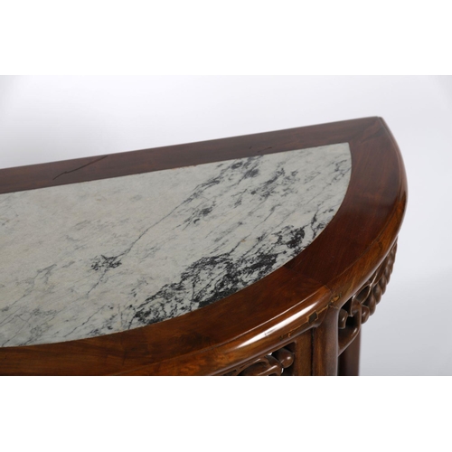 994 - CHINESE HARDWOOD SIDE TABLE