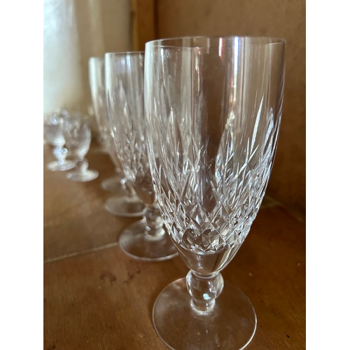 1406 - 4 WATERFORD CRYSTAL CHAMPAGNE FLUTES