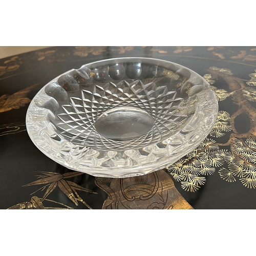 1417 - 2 WATERFORD CRYSTAL ASHTRAY of circular form.