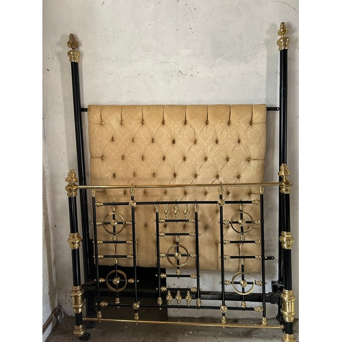 286 - VICTORIAN METAL BED