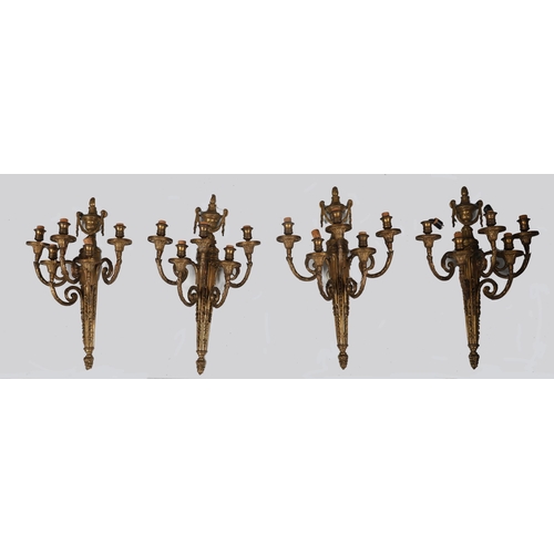 1049 - SET OF 4 LOUIS XVI ORMOLU APPLIQUES