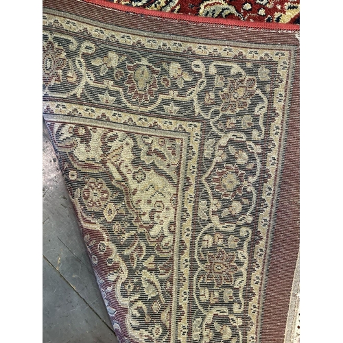 1097 - PERSIAN KASHAN SILK & WOOL RUNNER