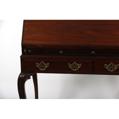 11 - IRISH 18TH-CENTURY MAHOGANY BUREAU