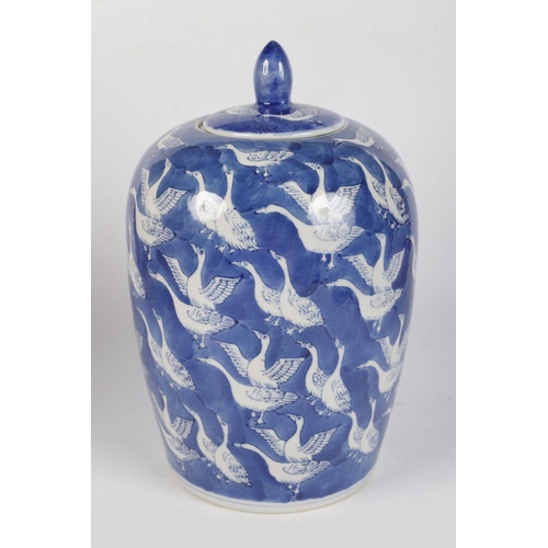 1329 - CHINESE BLUE & WHITE GINGER JAR