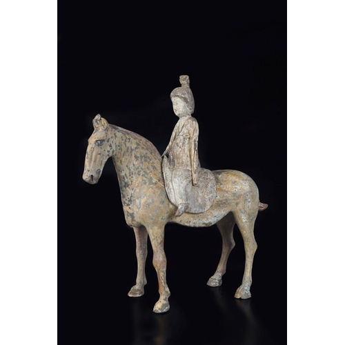 1341 - CHINESE TERRACOTTA TANG HORSE