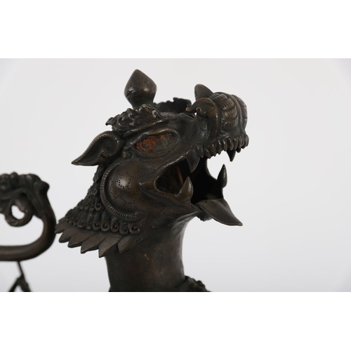 1350 - 17TH-CENTURY CHINESE BRONZE KUI DRAGON