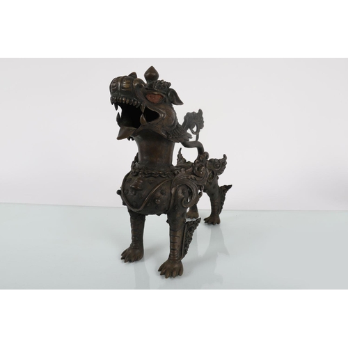 1350 - 17TH-CENTURY CHINESE BRONZE KUI DRAGON