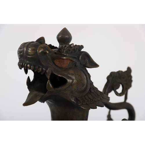 1350 - 17TH-CENTURY CHINESE BRONZE KUI DRAGON