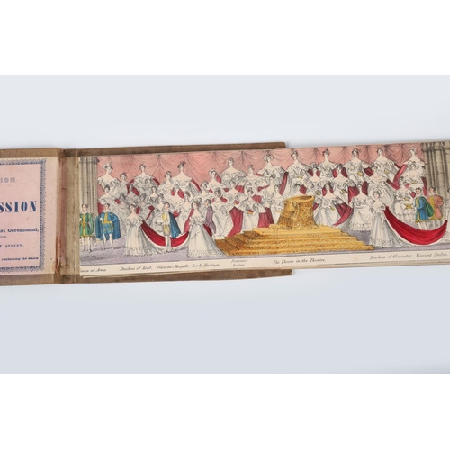 1366 - BOOK:ROBIN’S PANORAMIC REPRESENTATION OF THE QUEEN’S [VICTORIA] CORONATION PROCESSION