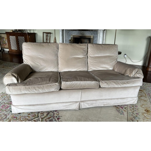 1414 - MODERN 3-SEATER SETTEE