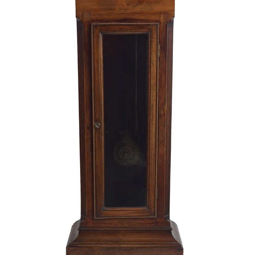 1416 - GEORGE III MAHOGANY LONGCASE CLOCK