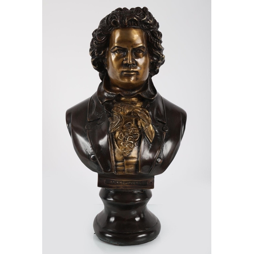 1417 - BRONZE BUST OF MOZART