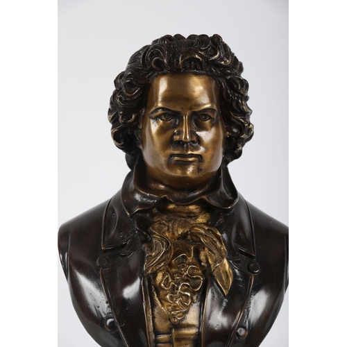 1417 - BRONZE BUST OF MOZART