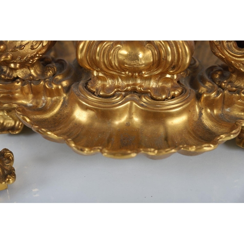 1428 - 19TH-CENTURY EXHIBITION ORMOLU PEN & INKSTAND