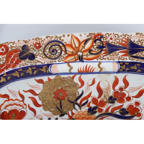 1448 - LARGE 19TH-CENTURY IRONSTONE PLATTER