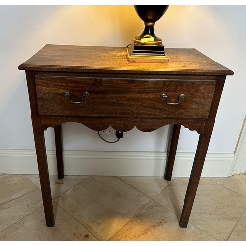 1462 - 19TH-CENTURY MAHOGANY LOWBOY