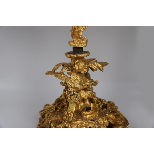 1466 - LATE 18TH-CENTURY GILT BRONZE CENTREPIECE