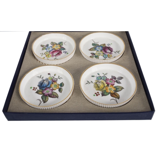 1473 - SET 4 ROYAL WORCESTER QUEEN'S JUBILEE COASTERS