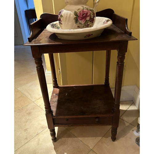 151 - 19TH-CENTURY MAHOGANY WASHSTAND