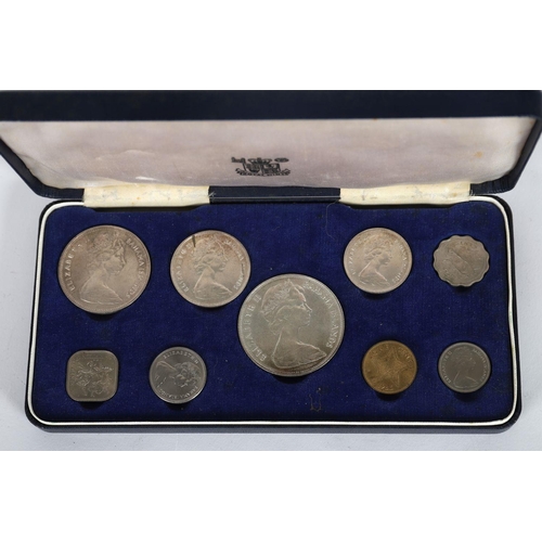 1590 - SET OF 9 BAHAMA ISLANDS COMMERATIVE COINS 1966