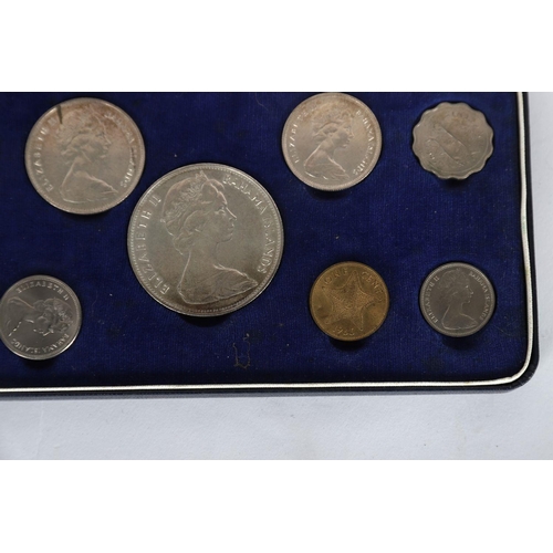 1590 - SET OF 9 BAHAMA ISLANDS COMMERATIVE COINS 1966