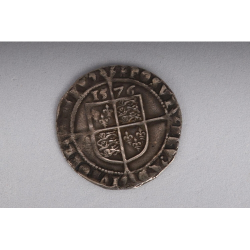 1595 - ELZABETH I HAMMERED SILVER COIN