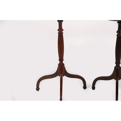 16 - PAIR 19TH-CENTURY MAHOGANY LAMP TABLES