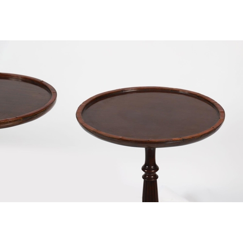 16 - PAIR 19TH-CENTURY MAHOGANY LAMP TABLES