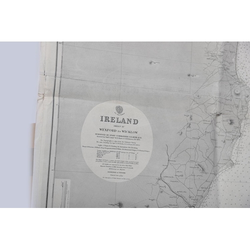 1607 - MAP OF WEXFORD AND WICKLOW