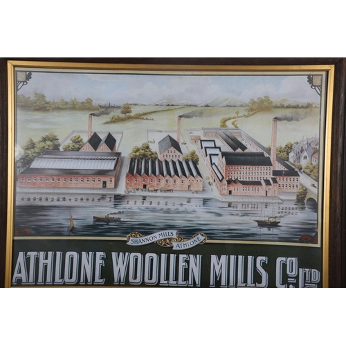 194 - FRAMED VINTAGE ADVERTISING POSTER