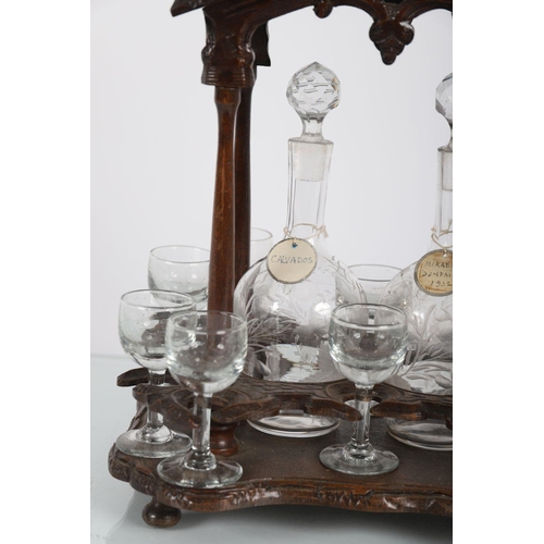 274 - CRYSTAL LIQUEUR SET