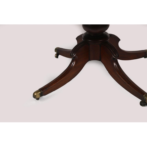 287 - REGENCY MAHOGANY LIBRARY TABLE