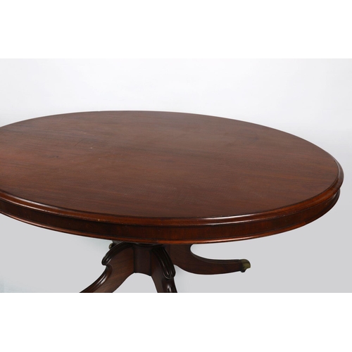 287 - REGENCY MAHOGANY LIBRARY TABLE