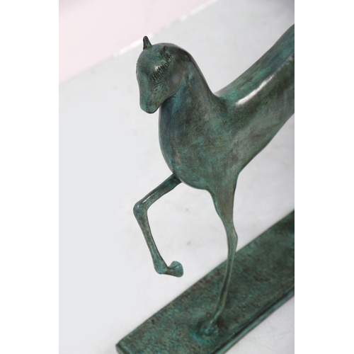 316 - MODERN BRONZE SCULPTURE